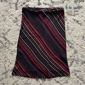 Vintage 90’s Jacob Stripe Swirl Midi Skirt